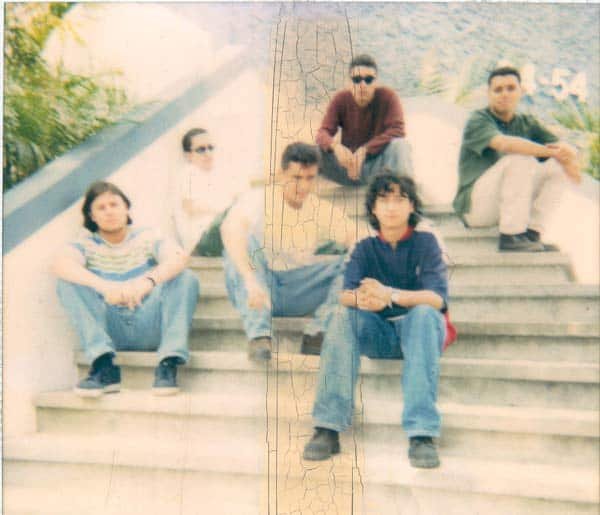 Malacates en sus primeros años, en una fotografía del archivo de la banda de 1998.
